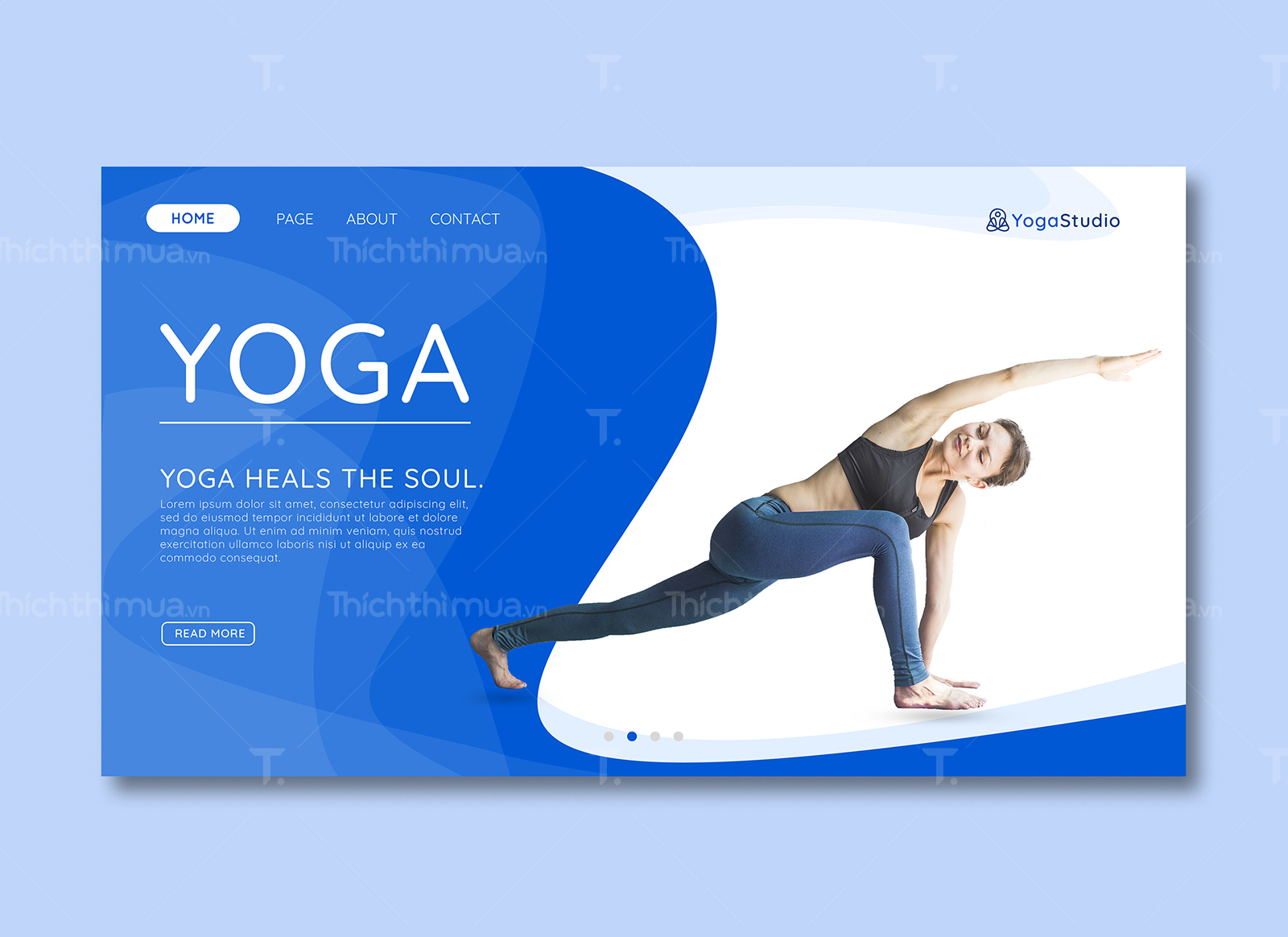 Banner website yoga