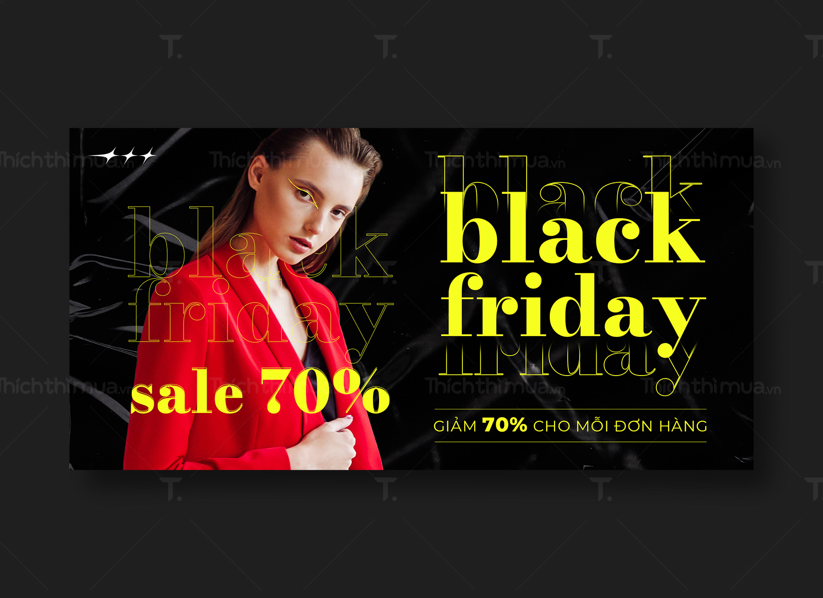 Banner Black Friday Sale 70%